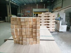 Diffuseur acoustique de panneau mural acoustique en bois insonorisé <span class=keywords><strong>Triangle</strong></span> 3D - Product Image 3