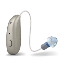 Цифровой перезаряжаемый слуховой аппарат Oticon Nexia 460S MicroRIE бежевого цвета, 16 каналов, новинка