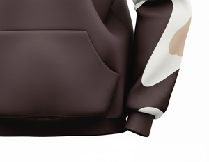 Sweat à capuche surdimensionné pour homme en mélange polyester/coton, logo personnalisé, pull épais de qualité supérieure, imperméable, respirant, hiver - Product Image 5