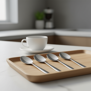 โมก้า กูร์เมต์ชุดช้อนกาแฟสแตนเลสโครเมี่ยมขัดเงา 6 ชิ้น (10.3 ซม.) FF5PN0622 อุปกรณ์ชงชาสุดหรู - Product Image 3