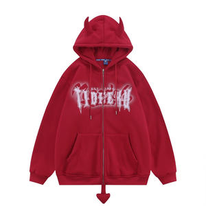 Sudadera con Capucha de Algodón Grueso de 450 g/m² para Hombre y Mujer, Sudadera Extra Grande de Estilo Urbano, Sudadera Lisa Gruesa Personalizada - Product Image 3