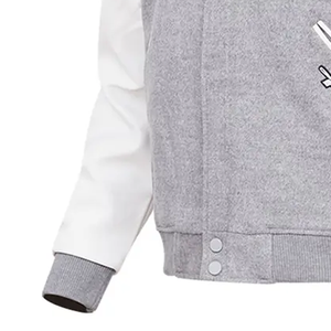 Vente en gros de blouson aviateur Letterman personnalisé pour hommes hiver tissu en toile à capuche avec numéro nom - Product Image 4