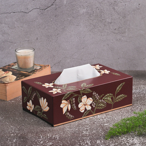 Boîte à mouchoirs en métal avec une belle impression numérique - Product Image 2