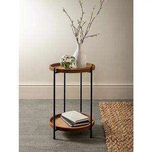 Eco friendly <b>wooden</b> <b>side</b> <b>table</b> handcrafted from sustainably sourced hardwood for elegant yet conscious decorating - Product Image 2