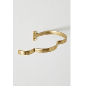 Indian Supplier Polished Brass Hook for Traditional Interiors or <b>Wall</b> <b>Hangers</b> Use Available at Good Price from India - Product Image 1