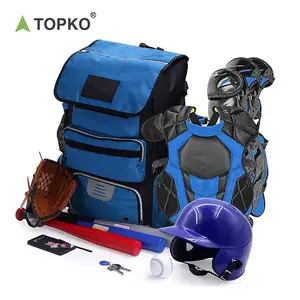 Topko Hoge Kwaliteit Oxford Doek Outdoor Baseball Reistas Sport Honkbal Rugzak Met Schoenen Compartiment