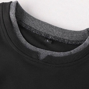 Lightweight Men's Premium Sweat Suit <b>Jogger</b> Set Solid Cotton Fabric Casual Winter Long Sleeve Breathable Quick Dry 2-in-1 Design - Product Image 2