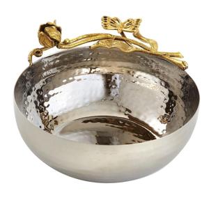 Luxury Hotel Catering usage Larger Server <b>Bowl</b> Casserole Serving <b>Bowl</b> Glossy Finishing Unique Stylish Design <b>Metal</b> <b>Bowl</b> - Product Image 2