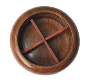 Tarro de almacenamiento de madera oscura hecho a mano para frutas secas, nuevo diseño elegante de alta calidad para cocina, decoración del hogar - Product Image 3