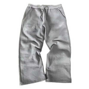 Pantalons de survêtement délavés à l'acide de qualité professionnelle Style décontracté évalué en usine pour votre confort et votre style - Product Image 3