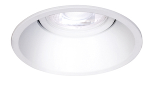 Eryx GU10 Lámpara de Techo Empotrada Redonda con Anillo Fijo de Aluminio Blanco 92x45mm (Jueric 10226) - Product Image 1