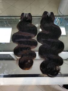 Raw Indian Unprocessed Virgin Human <b>Hair</b> <b>Extensions</b> Cuticle Aligned Natural <b>Hair</b> Color Straight Bundles Temples-Natural <b>Hair</b> - Product Image 2