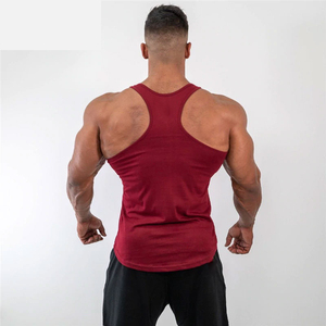 Camiseta sin Mangas Ajustada Personalizada al por Mayor para Hombre, Ropa de Gimnasio para Fitness y Musculación, Camiseta Deportiva de Manga Corta de Spandex/Algodón Transpirable - Product Image 6