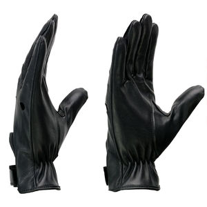 Gants en cuir longs de nouveau style pour hommes Gants Design uni OEM Gants en cuir véritable personnalisés à vendre Manufactures professionnelles - Product Image 4