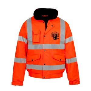 Ropa de trabajo personalizada de alta visibilidad, chaleco de seguridad transpirable con cinta reflectante de dos tonos, chaqueta de seguridad en el sitio de construcción - Product Image 2