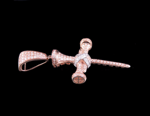 Men's S925 Sterling Silver Minimalist Moissanite Diamond <b>Cross</b> Pendant Classic Religious Style Fine Jewelry Gold Plating - Product Image 4