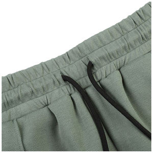 Pantalon extensible à séchage rapide pour hommes Pantalon en soie glacée Couleur unie Taille moyenne Pantalon décontracté respirant à jambe droite Pantalon de sport mince - Product Image 3