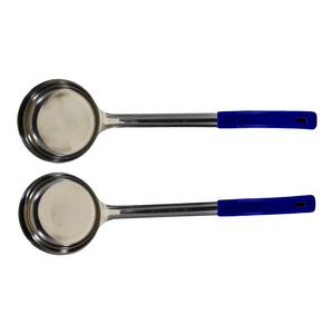 Restaurante y cocina Cucharón medidor para servir Cucharas para servir con control de porciones de acero inoxidable de 4oz para servir y cocinar - Product Image 1