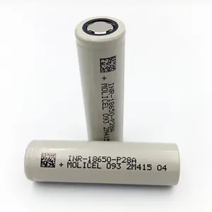 Molicel Battery 18650 P28A 2800mah 35a Discharge Current Suitable For Powerful Vacuum Cleaner