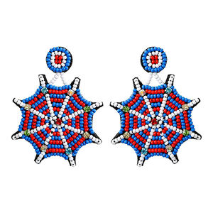 Design mignon plaqué or fantôme Halloween boucles d'oreilles diamant coloré de Noël acheter maintenant! Accessoire Prix Minimum - Product Image 6