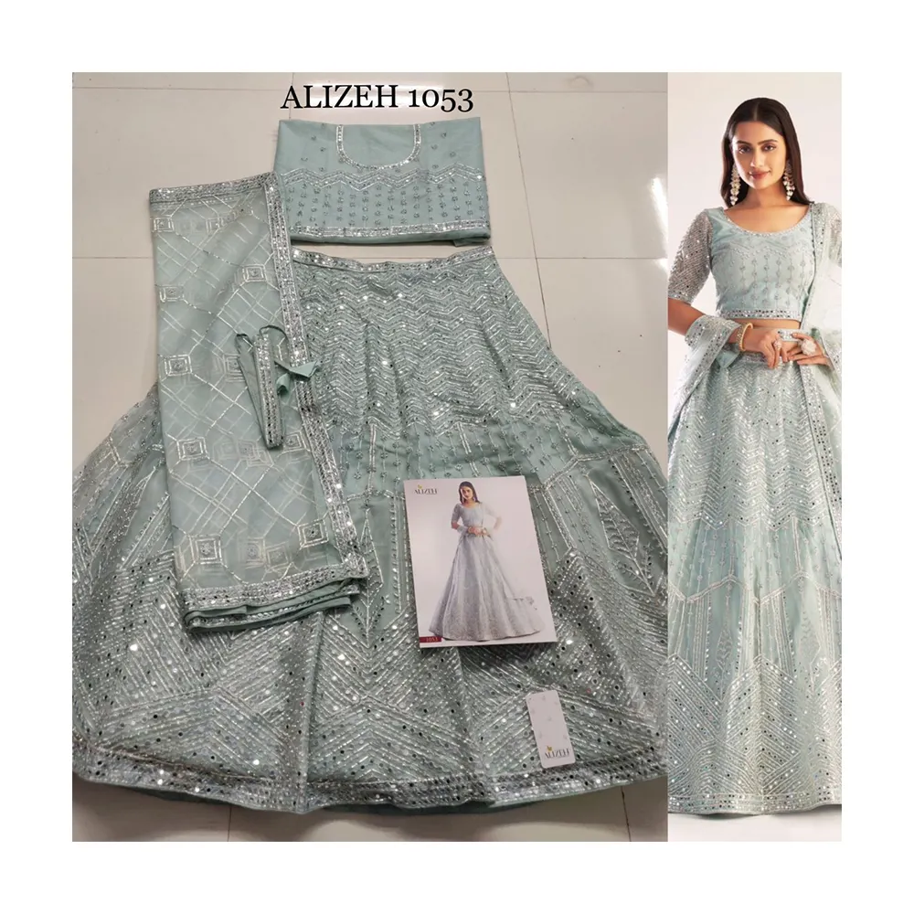 Hot Sale ALIZEH Bridal Heritage Premium Kollektion Braut Lehenga Einzigartige Designs und Farben zum besten Preis erhältlich