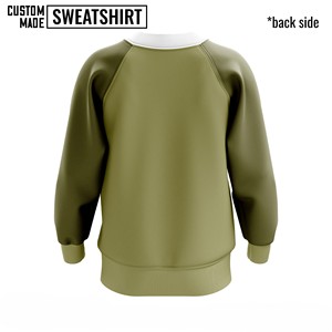 Sweat Homme 100% Coton Vintage Manches Longues Col Ras du Cou Pull Fit Unisexe Fitness Mode Streetwear Wear Logo Personnalisé Blanc - Product Image 2