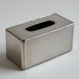 Boîte à mouchoirs en métal multifonctionnelle de qualité supérieure, style moderne et simple, taille et couleur personnalisables, forte durabilité pour un usage domestique et commercial - Product Image 3