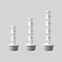 Système de culture hydroponique en tour agricole 30L pour la culture verticale de fraises, laitues et tomates