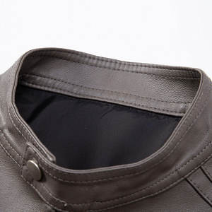 Veste en cuir pour homme, best-seller, vêtements, matière durable, grande taille, style unique, résistante - Product Image 4