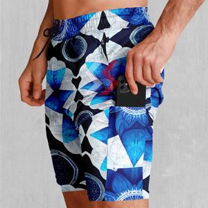 Gran oferta de ropa informal sublimada para hombre, ropa deportiva corta de verano, pantalones cortos de playa, pantalones cortos de alta calidad con estampado por sublimación para hombre - Product Image 3