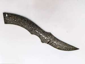 Lames vierges de couteau damas Skinner pour la fabrication de couteaux lames damas Full Tang de haute qualité - Product Image 2