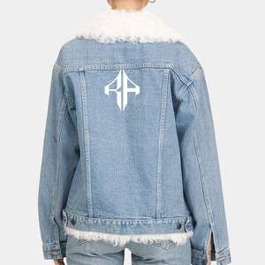 Top Mujer 100% Algodón Alta calidad Stand Collar Invierno Denim Chándal Top Color personalizado OEM/ODM Servicio por RIVIAN ATLANTIC - Product Image 2