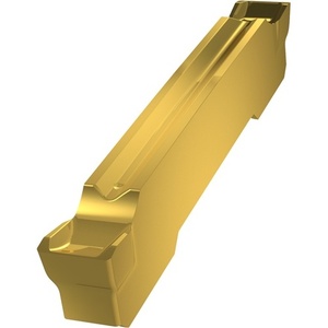 Inserto Indexable ISO GL3-D300M02-PRG8330 de 3 mm de Ancho con Recubrimiento PVD Dorado para Herramienta de Torneado, Paquete de 10 - Product Image 1