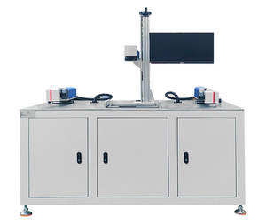 Machine de marquage laser à fibre MOPA automatique 5 en 1 pour ordinateurs portables, logos, numéros de série, codes-barres et informations de fabrication - Product Image 2