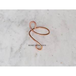 Anneau de serviette de luxe en métal, design papillon, moderne, écologique, personnalisable pour les cadeaux de mariage, décoration, en stock, en vente - Product Image 5