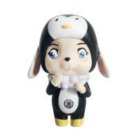 Figurine de collection en PVC, six modèles, 7,5 cm, Noah de Carrot Planet, poupée en plastique pour enfants, cadeau et décoration de bureau