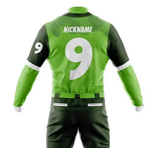 Bajo MOQ Ropa deportiva Uniforme de béisbol cómodo Tamaño personalizado Ropa juvenil Uniforme de béisbol - Product Image 3