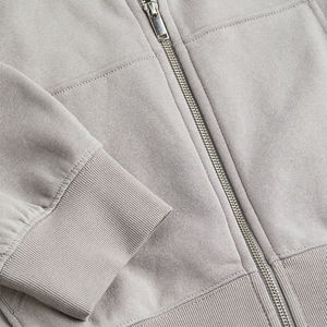 Sweats à capuche zippés en coton d'hiver Gsm personnalisés de haute qualité pour unisexe Logo imprimé brodé col à capuche Style décontracté - Product Image 5