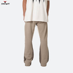 Workout Quick Dry Men Flared <b>Pants</b> Custom 100% Cotton High Quality Casual Flared Sweat men's <b>pants</b> - Product Image 3