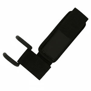 QASWA SPORTS Sangles de poignet à crochet à adhérence avancée personnalisables unisexes Revêtement en néoprène Protection antidérapante pour entraînement de traction lourd - Product Image 4