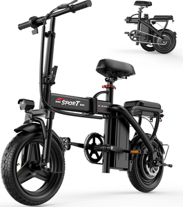 จักรยานไฟฟ้าพับได้สำหรับผู้ใหญ่500W 14 "จักรยานไฟฟ้าสำหรับเดินทาง25MPH - Product Image 1