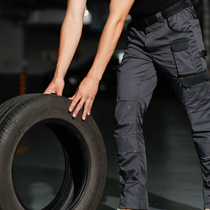 Ropa de trabajo para hombre Pantalones cargo Nuevo trabajador fuerte Resistente a la abrasión Traje de seguro laboral Conjuntos múltiples - Product Image 6