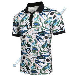 Polos de sublimación para hombre, ropa deportiva de secado rápido con ajuste cómodo y opción de logotipo personalizado - Product Image 2