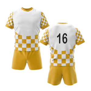 Best Selling Custom Made Breathable Plus Size Rugby Uniform Top in Different Colors 100% Polyester <b>Material</b> - Product Image 1