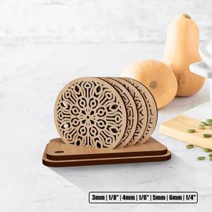 Walnut coasters Walnut Wood Coaster <b>Sets</b> - Top Quality - Product Image 4