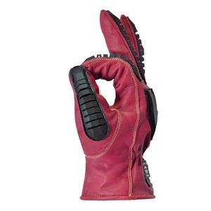 Guantes de seguridad de cuero de protección resistente con agarre fuerte para protección laboral al aire libre de almacén de fábrica industrial - Product Image 4