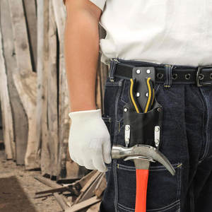 Porte-marteau avec logo personnalisé Porte-marteau de qualité supérieure Boucle d'outils en cuir PU pour usage promotionnel - Product Image 2