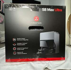 Nuevo Robot Aspirador y Mopa Sónica Original S8 MaxV Ultra con 10000Pa de Succión, Autolimpieza, Autovaciado y Dispensador de Detergente Negro - Product Image 3