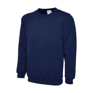 Jersey extragrande de manga larga y peso pesado para hombre con logotipo personalizado, suéter de cuello redondo, sudaderas con capucha lisas de lana gruesa para invierno - Product Image 1