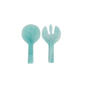 Ensemble de serveurs à salade en résine de qualité supérieure, nouveau design, fabrication artisanale, styles haut de gamme, ensemble de serveurs à dîner en résine époxy pour vente chaude - Product Image 2